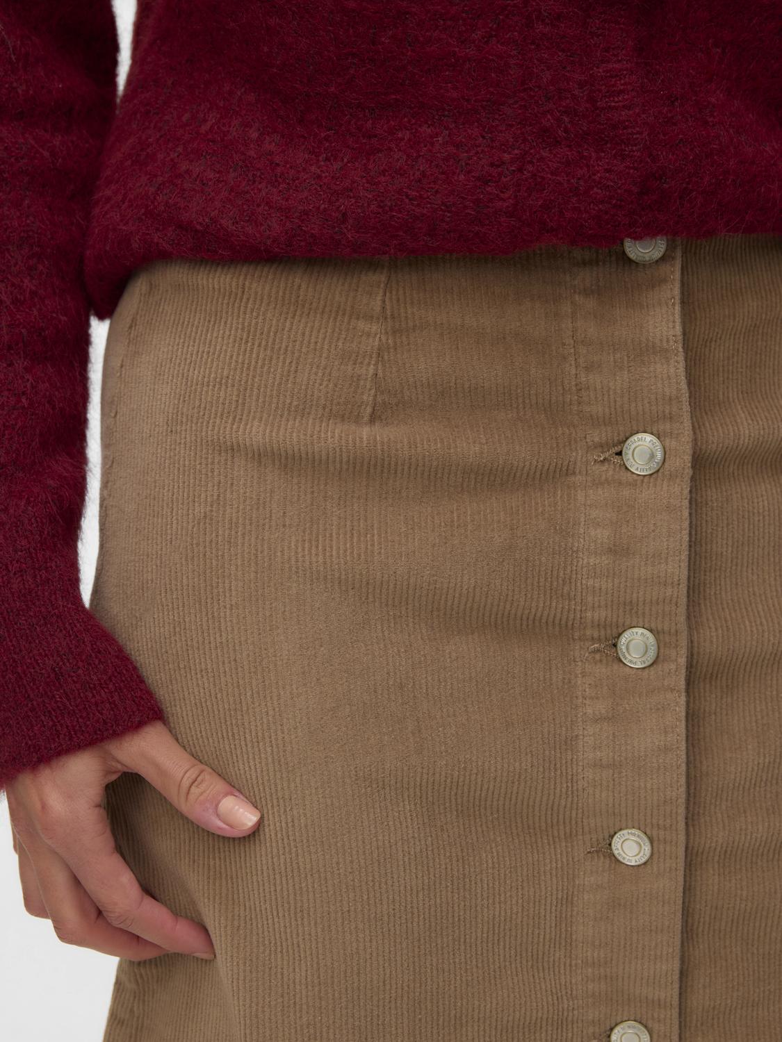 VMETTA Short Skirt - Silver Mink - VERO MODA & VILA Bergvik